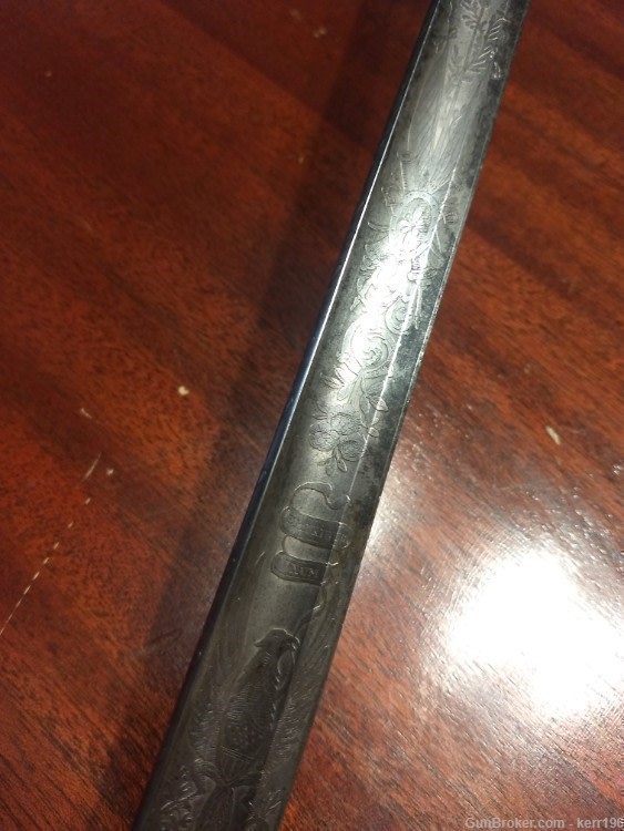 U.S. model 1840 Officer's Sword Infantry  rare only made 100 S&K -img-17