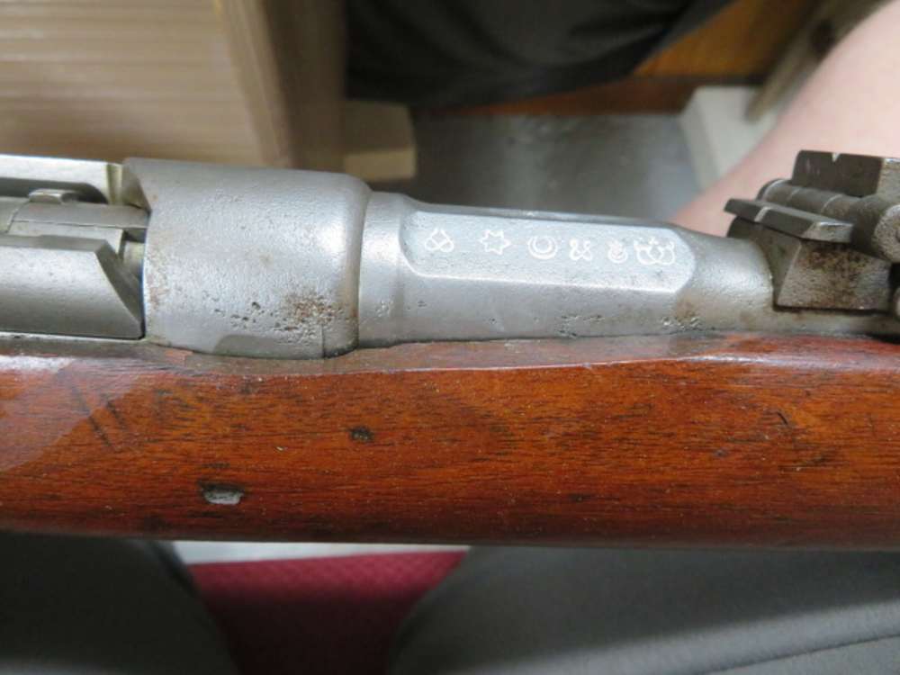 ANTIQUE OTTOMAN (TURKISH) MODEL 1887 MAUSER RIFLE-GREAT MARKINGS-MATCHING-img-11