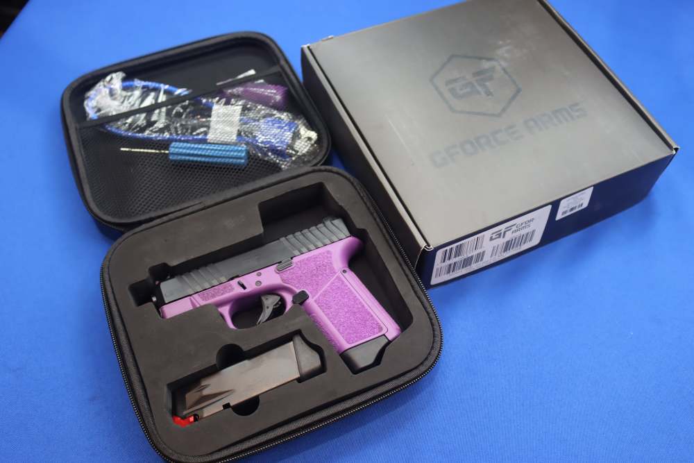 Gforce Arms Model GF9 RAPTURE Pistol 9MM PURPLE 2-TONE 12rd Mags NEW SA 9 -img-23