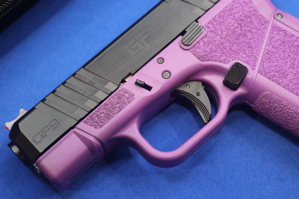 Gforce Arms Model GF9 RAPTURE Pistol 9MM PURPLE 2-TONE 12rd Mags NEW SA 9 -img-3