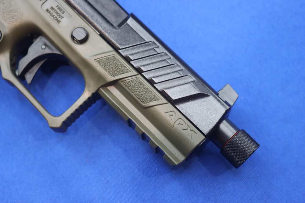 Beretta APX-A1 Full Size Tactical Pistol 9MM OD Green 2-TONE Threaded 21RD -img-8