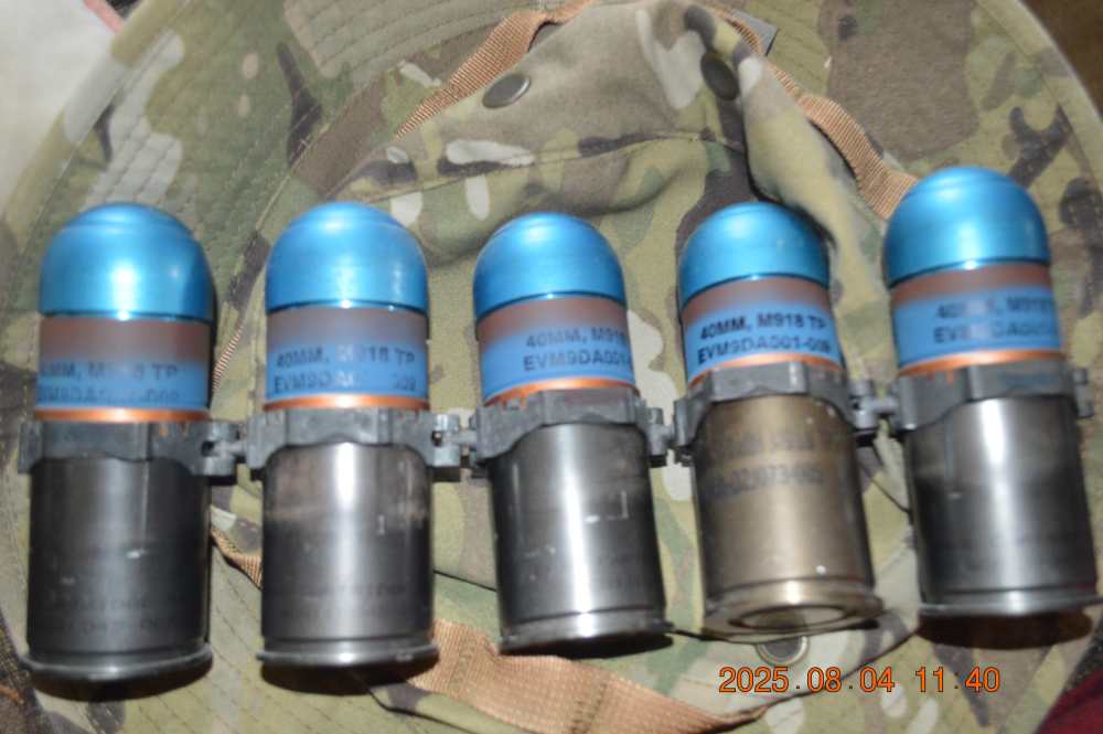 40MM M918 TP reproductions (INERT Belt of 5)-img-0