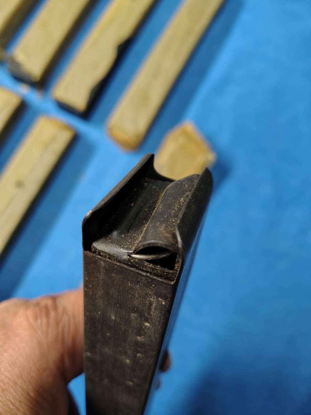 8 NOS Ingram Model 6 M6 30 Rd smg magazine magazines w Carrier Case-img-7