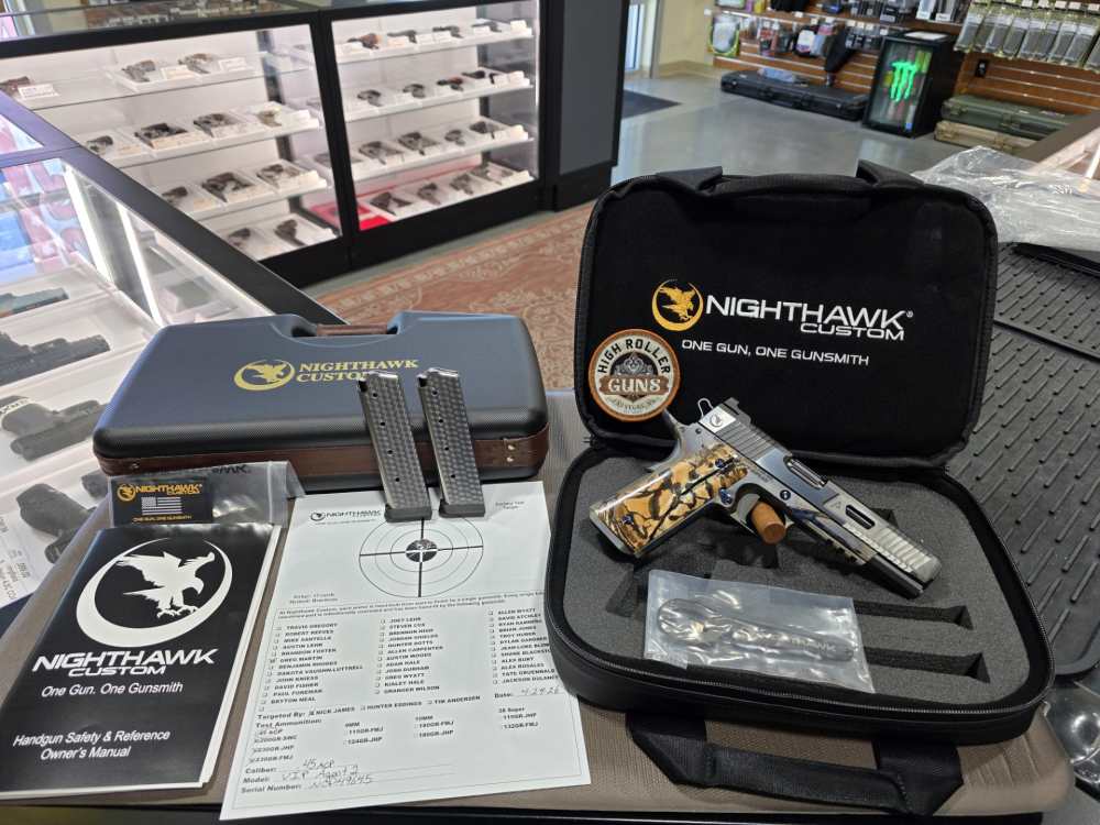 Nighthawk Custom VIP Agent 2 5" 45ACP Turnbull Polish w/Mammoth Tusk Grips-img-0