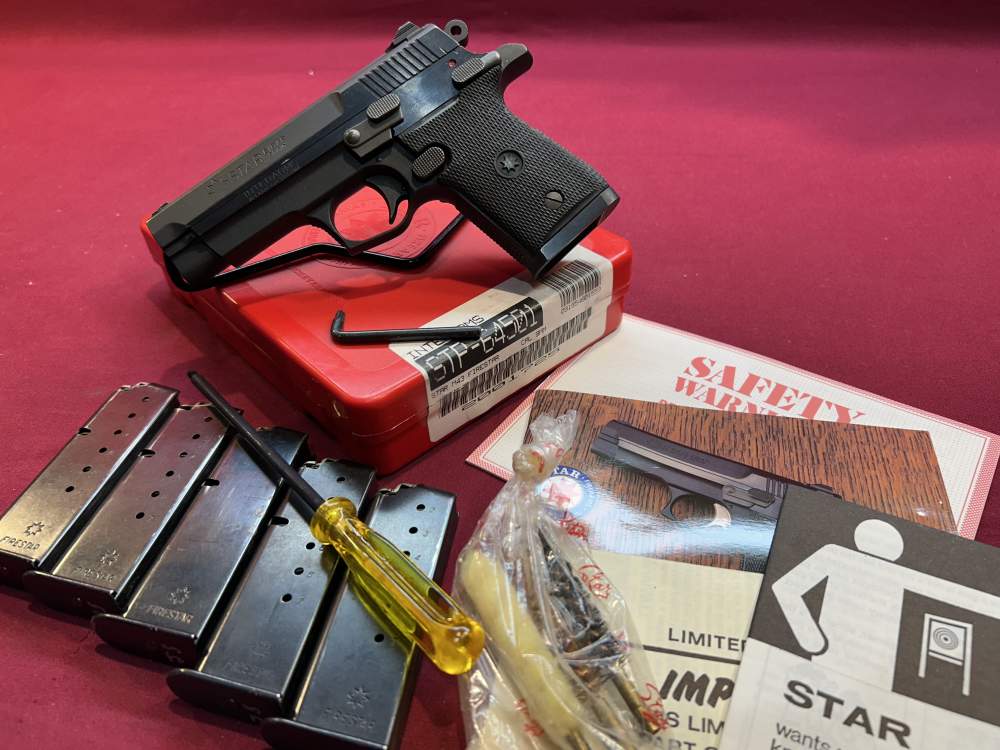 Star M43 Firestar 9mm, Interarms Import 1995-1997 excellent 5 mags in box-img-0