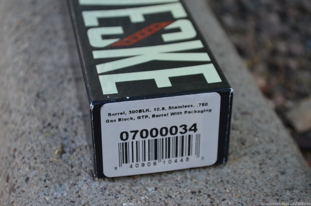 Noveske 10.5" SS 300BO AR15 Pistol or SBR barrel 300 AAC Blackout -img-3