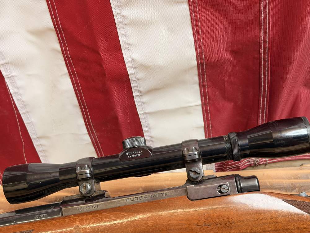 Ruger M77 Bolt-Action Rifle  .270 Winchester W/Bushnell Banner4x Scope-img-6