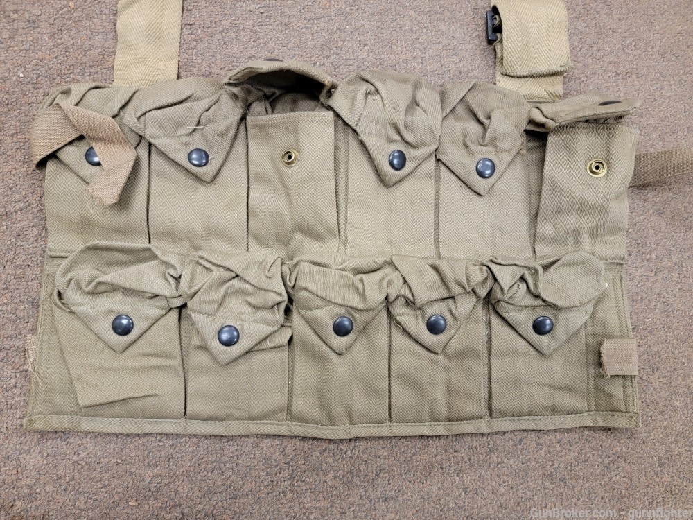 US WW1 Grenade Chest Vest Marked and Dated 1918-img-1