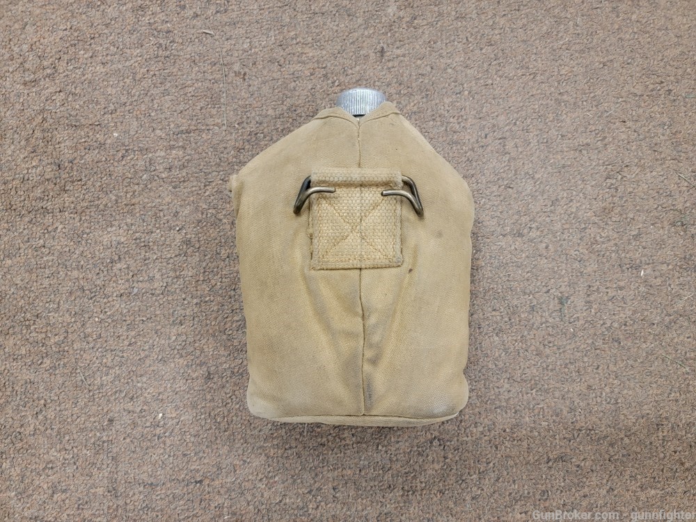 US WW1 Canteen and Cover Marked Very Well-img-1