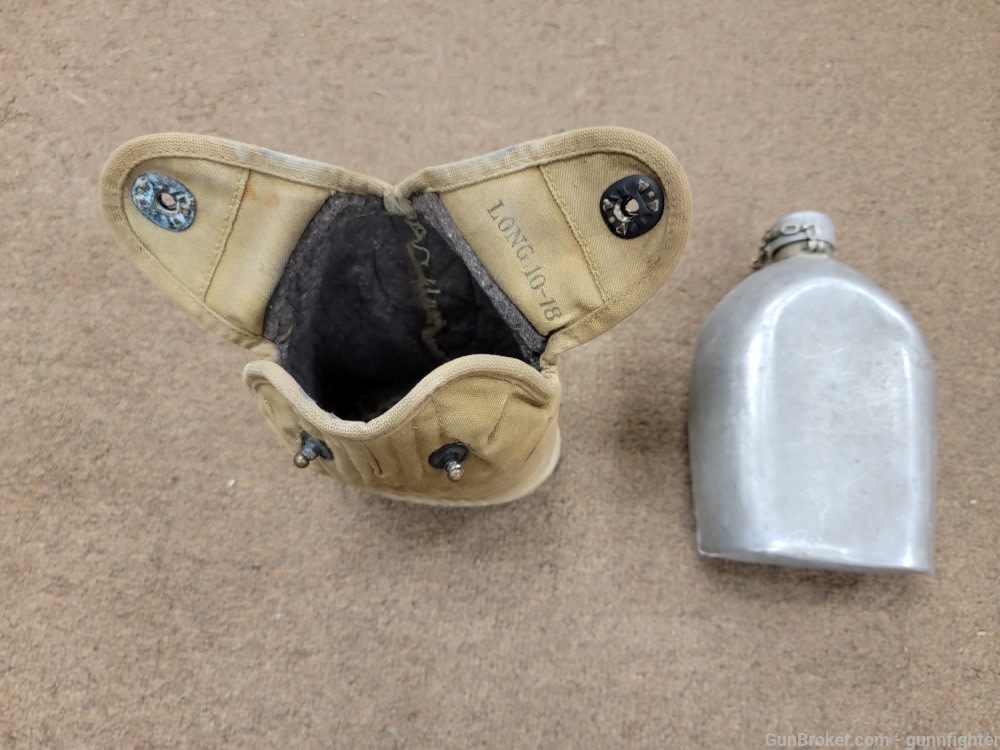 US WW1 Canteen and Cover Marked Very Well-img-2