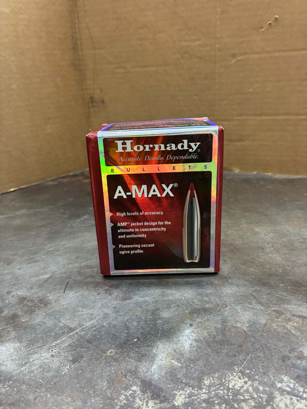 Hornady A-Max bullets 30 CAL 168 gr. NEW-img-0