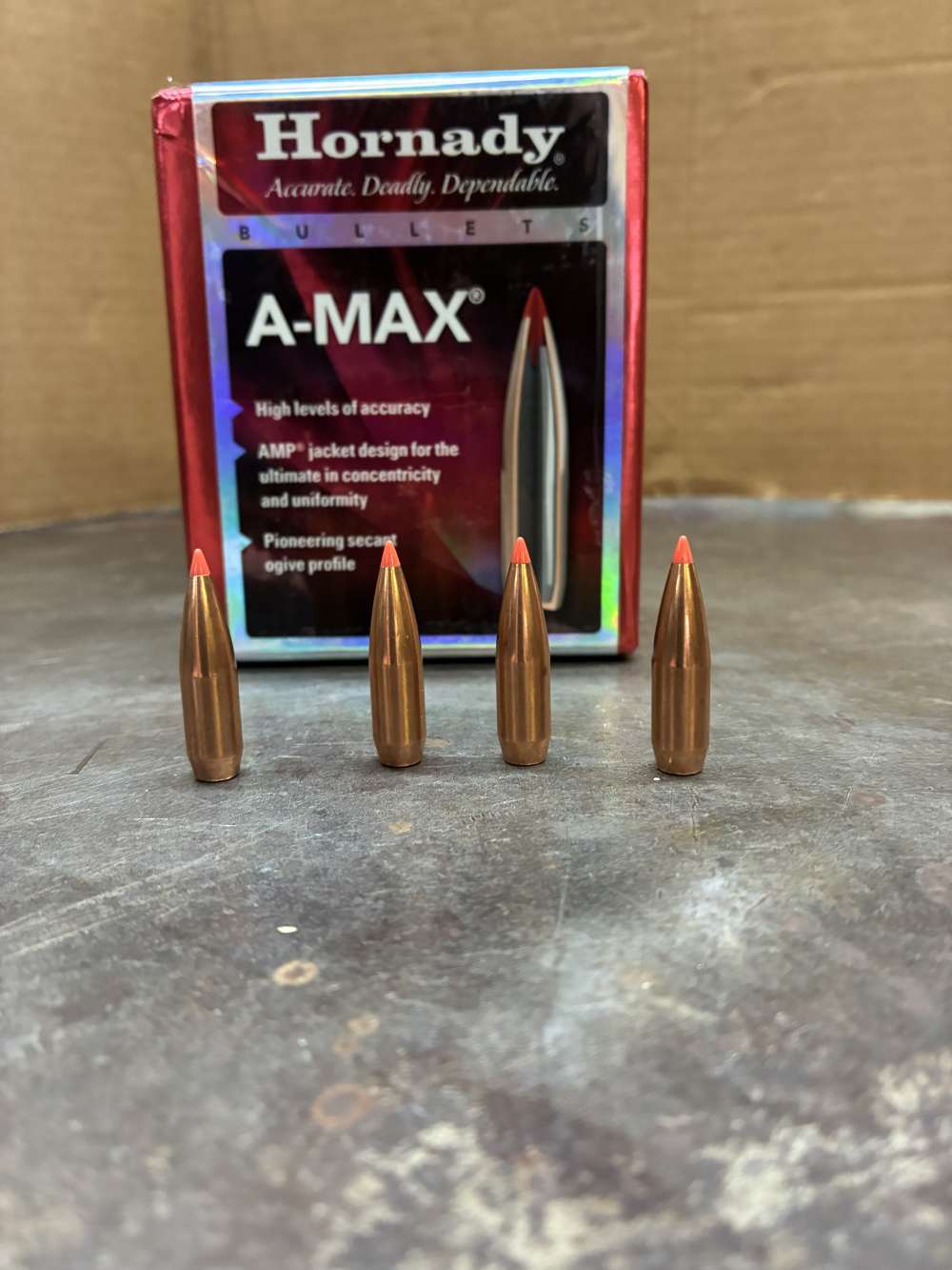Hornady A-Max bullets 30 CAL 168 gr. NEW-img-2