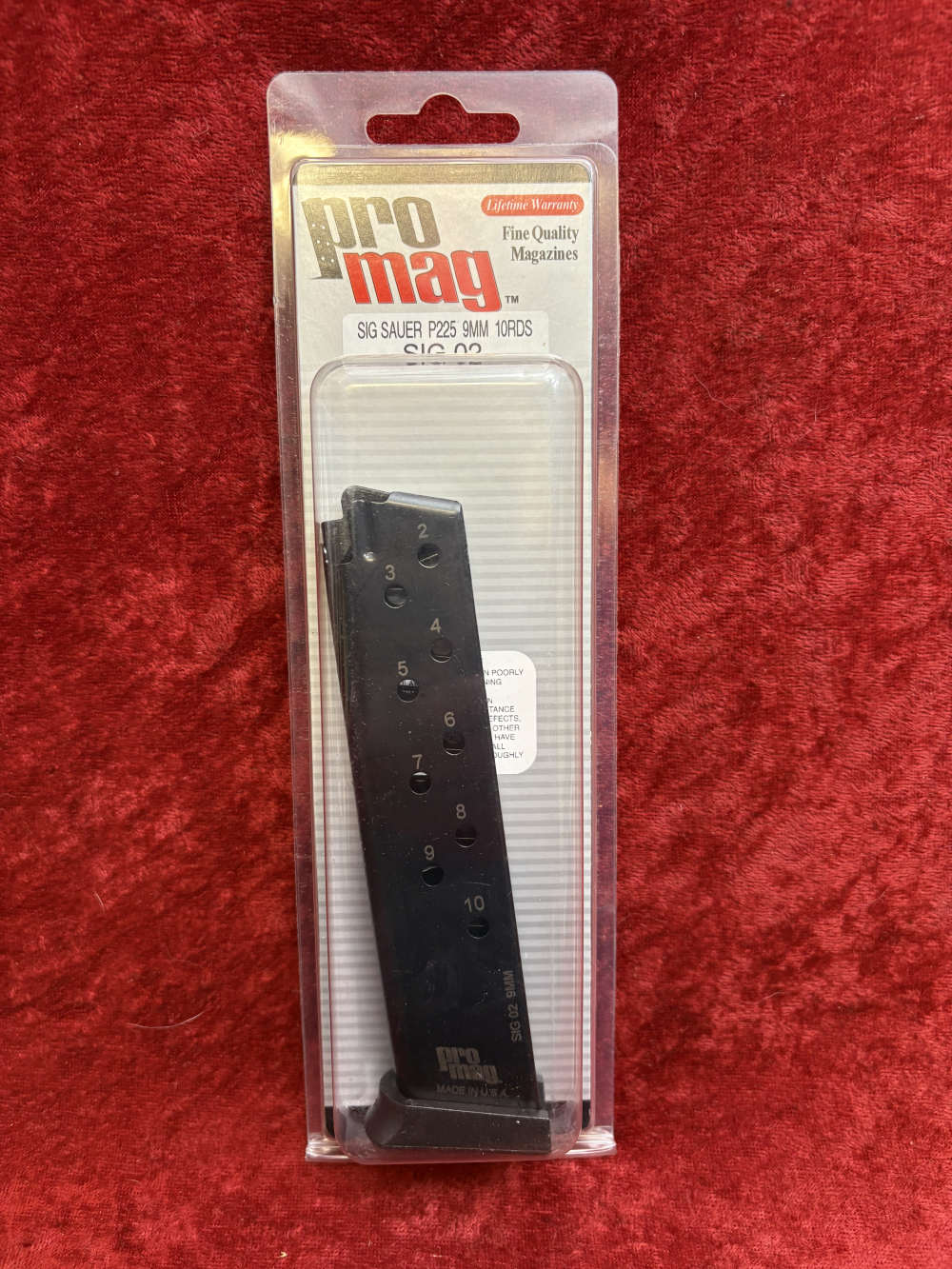 Sig Sauer P225 9mm (10) Rd Magazine-img-0