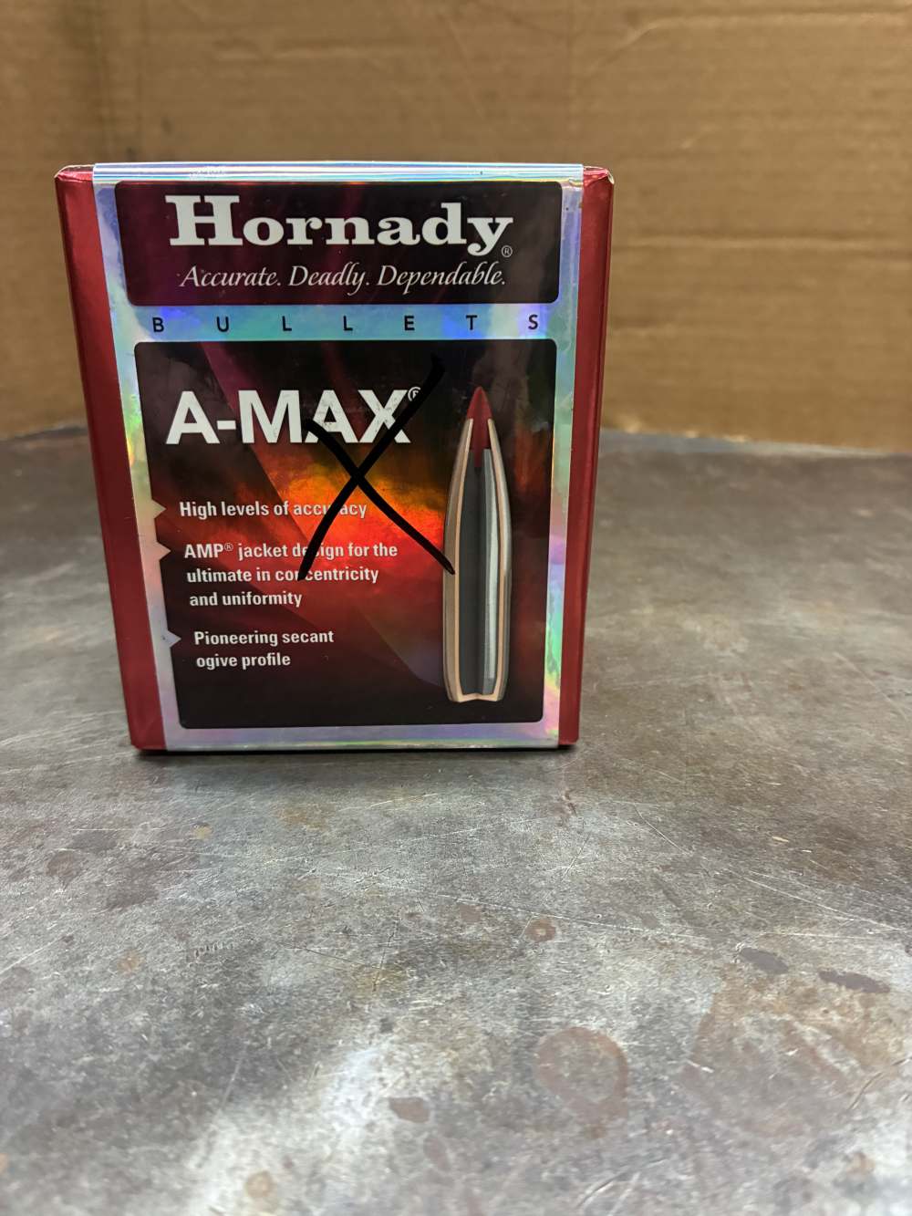 Hornady A-Max Bullets 30 CAL 168 gr .308-img-0