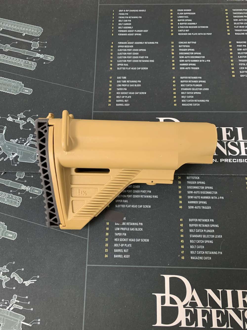 HK417 / MR308 SDRM Concave Buttstock RAL8000-img-1