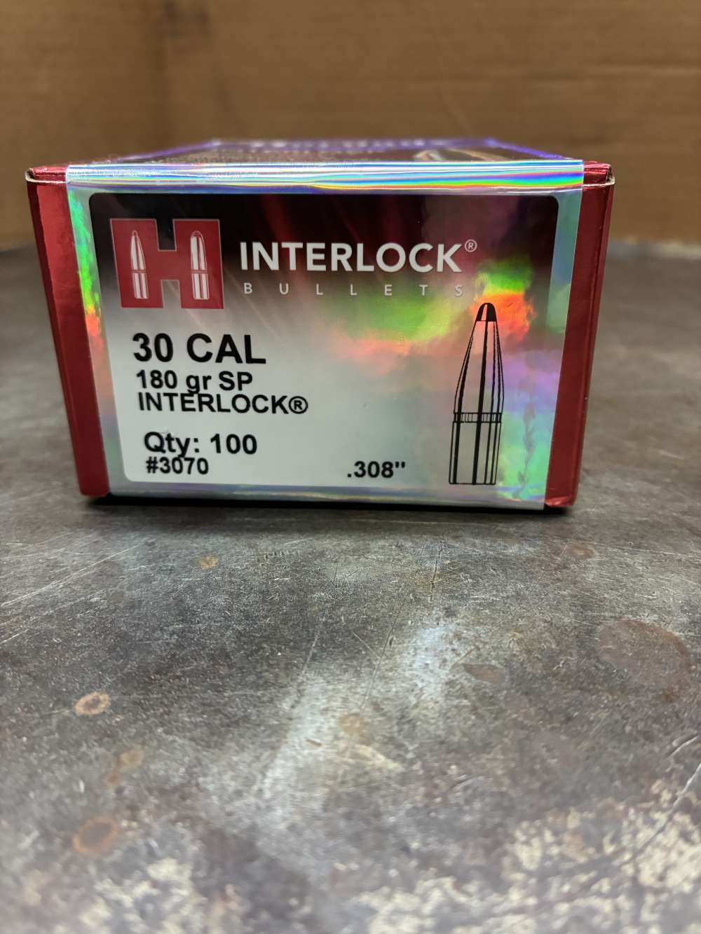Hornady Interlock bullets 30 CAL 180 gr .308-img-0