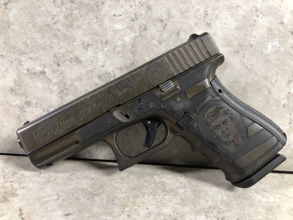 Glock G19 Gen4 "Trump" Edition 9mm Pistol-img-0