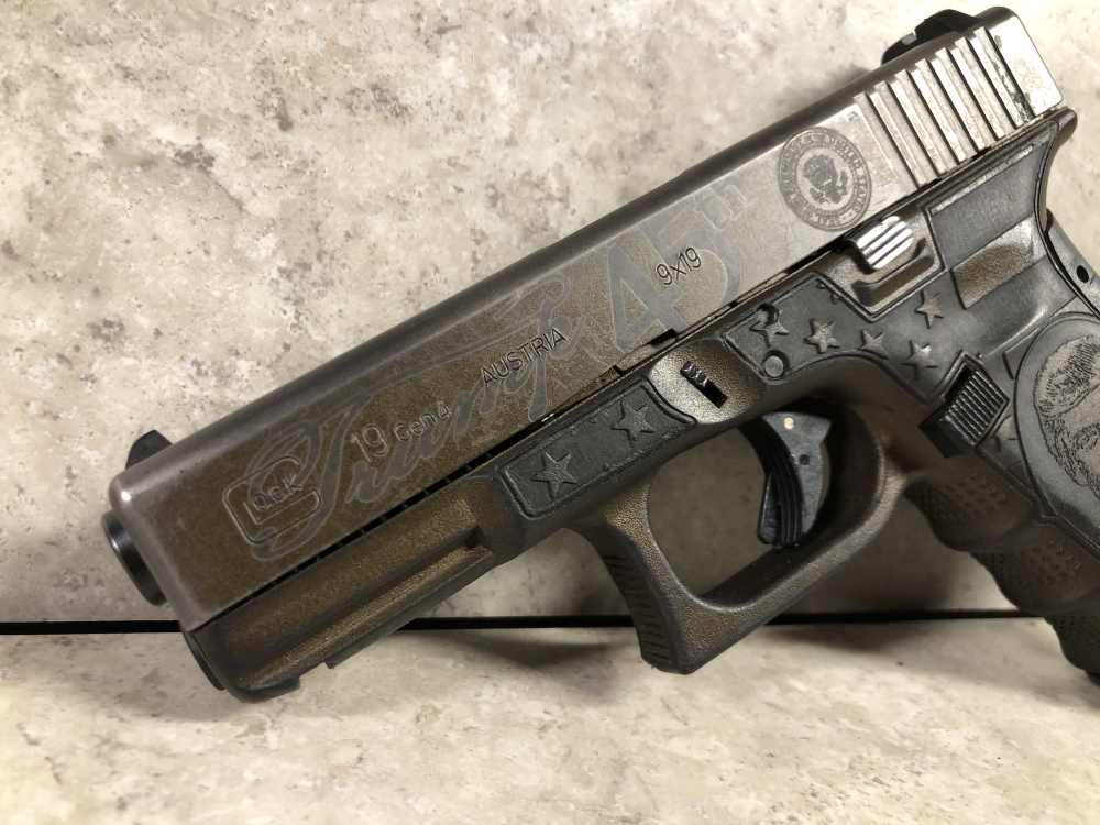 Glock G19 Gen4 "Trump" Edition 9mm Pistol-img-1