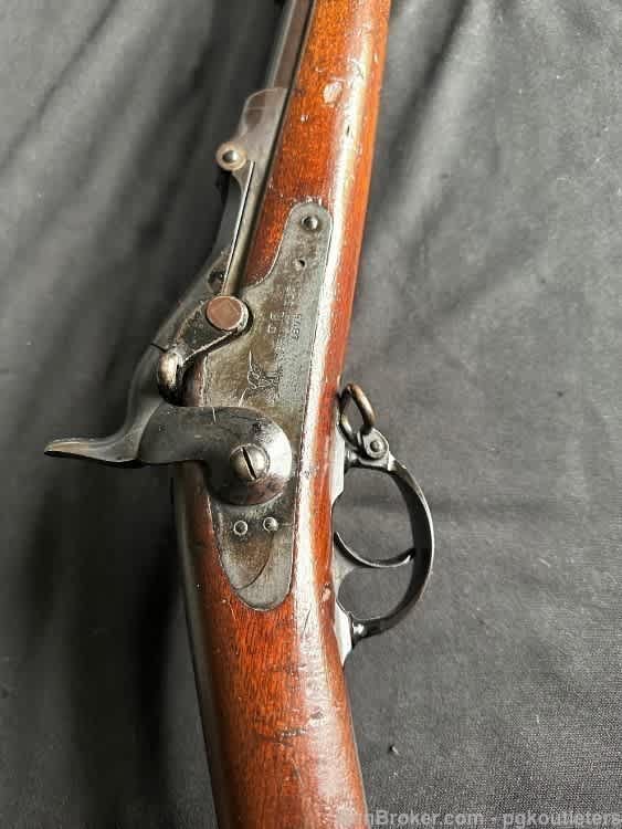 IDENTIFIED NEW JERSEY MARKED U.S. SPRINGFIELD MODEL 1873 TRAPDOOR RIFLE. -img-14