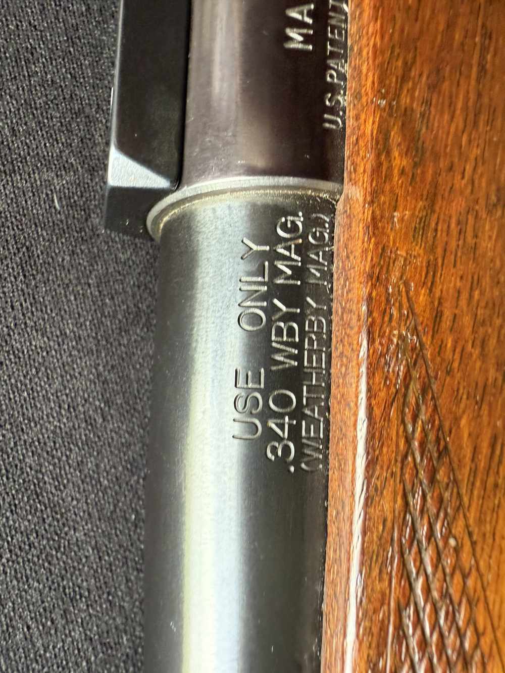 Excellent Weatherby Mark V Bolt Action Rifle 340 Wby Mag -img-17