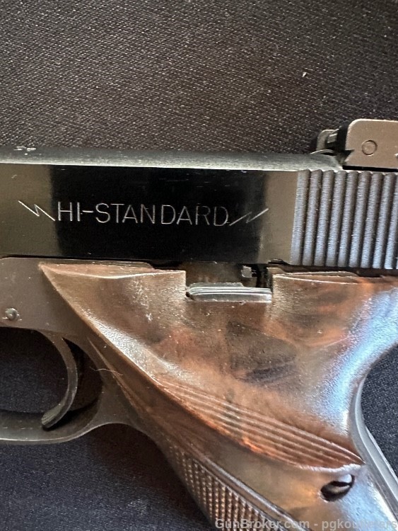 1955 - HI-STANDARD 101 OLYMPIC .22 SHORT SEMI-AUTOMATIC PISTOL.-img-2