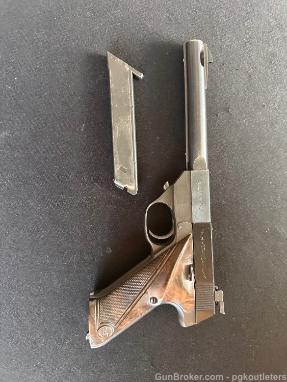 1955 - HI-STANDARD 101 OLYMPIC .22 SHORT SEMI-AUTOMATIC PISTOL.-img-0
