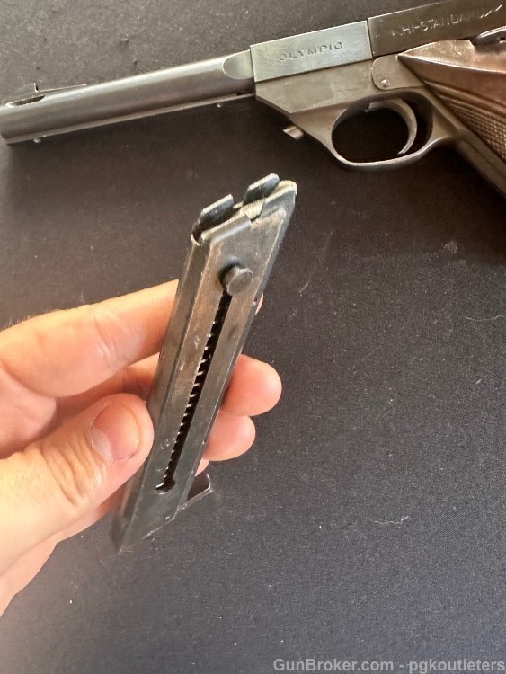 1955 - HI-STANDARD 101 OLYMPIC .22 SHORT SEMI-AUTOMATIC PISTOL.-img-6