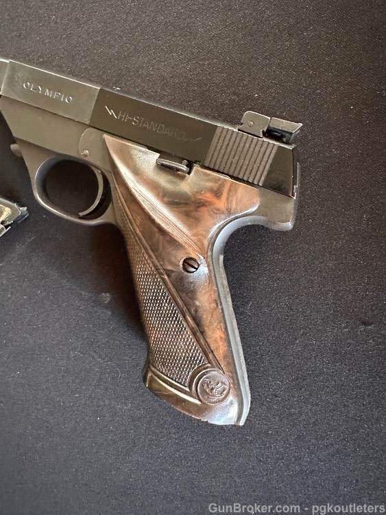 1955 - HI-STANDARD 101 OLYMPIC .22 SHORT SEMI-AUTOMATIC PISTOL.-img-3