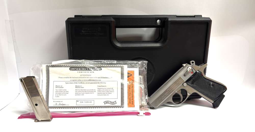 WALTHER PPK/S 380ACP STAINLESS SMITH & WESSON PENNY-img-0