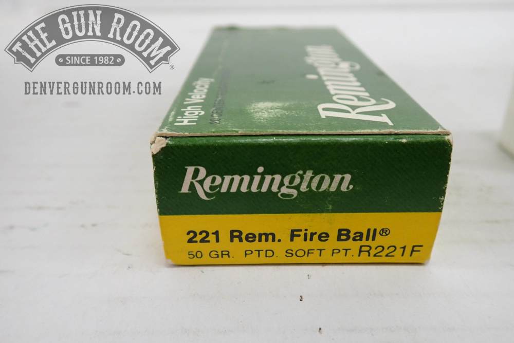 221 Remington Fireball with 50 grain pointed soft point bullets-img-0