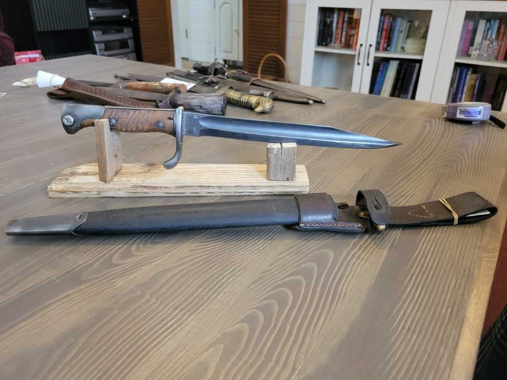 UNIQUE Modified WWI German K98 Bayonet/Fighting Knife -img-0