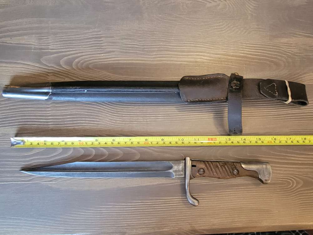 UNIQUE Modified WWI German K98 Bayonet/Fighting Knife -img-9