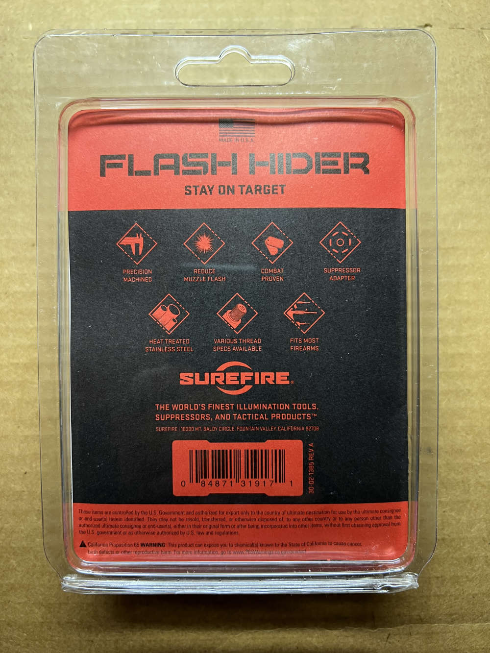 Surefire Flash Hider SF3P-762-5/8-24.-img-1