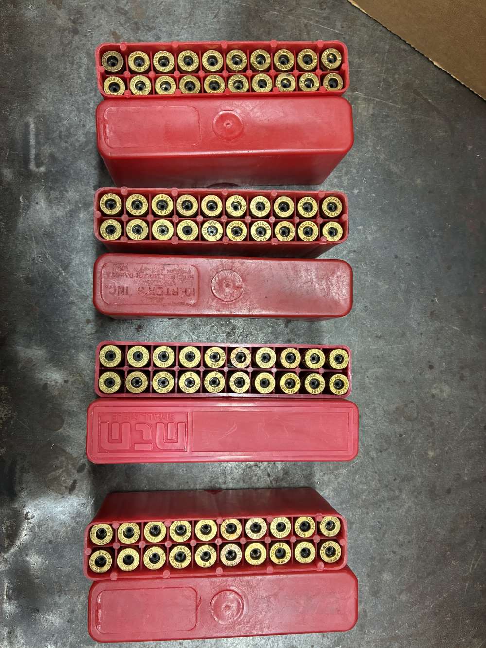 Winchester 308 used brass casings, unprimed, once  fired,-img-1