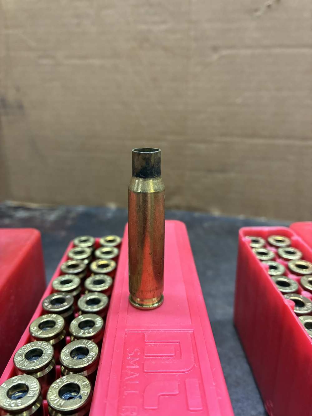 Winchester 308 used brass casings, unprimed, once  fired,-img-2
