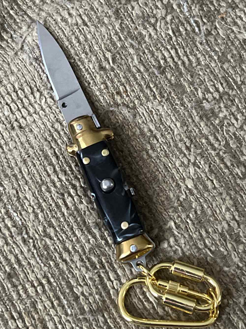 Switchblade Keychain W/Lock-img-2