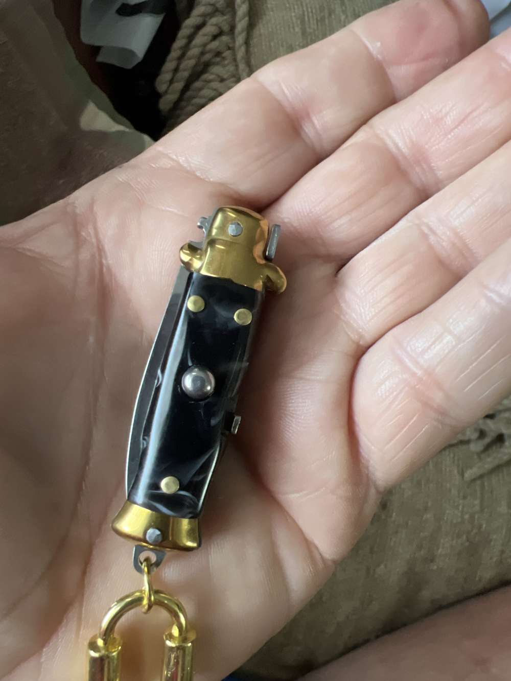 Switchblade Keychain W/Lock-img-5