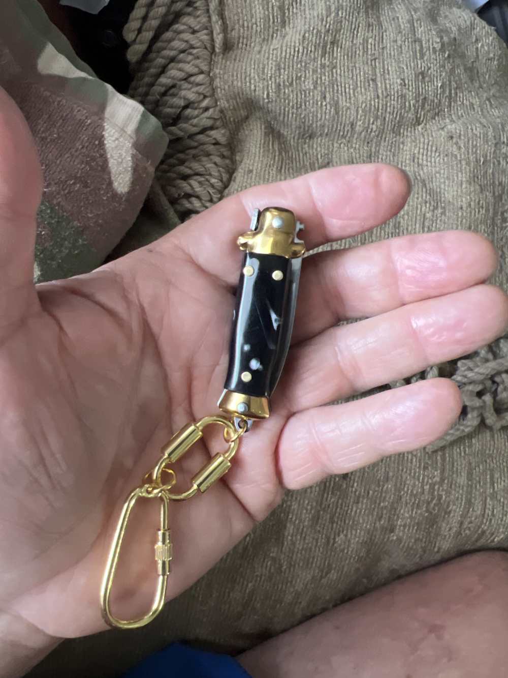 Switchblade Keychain W/Lock-img-7
