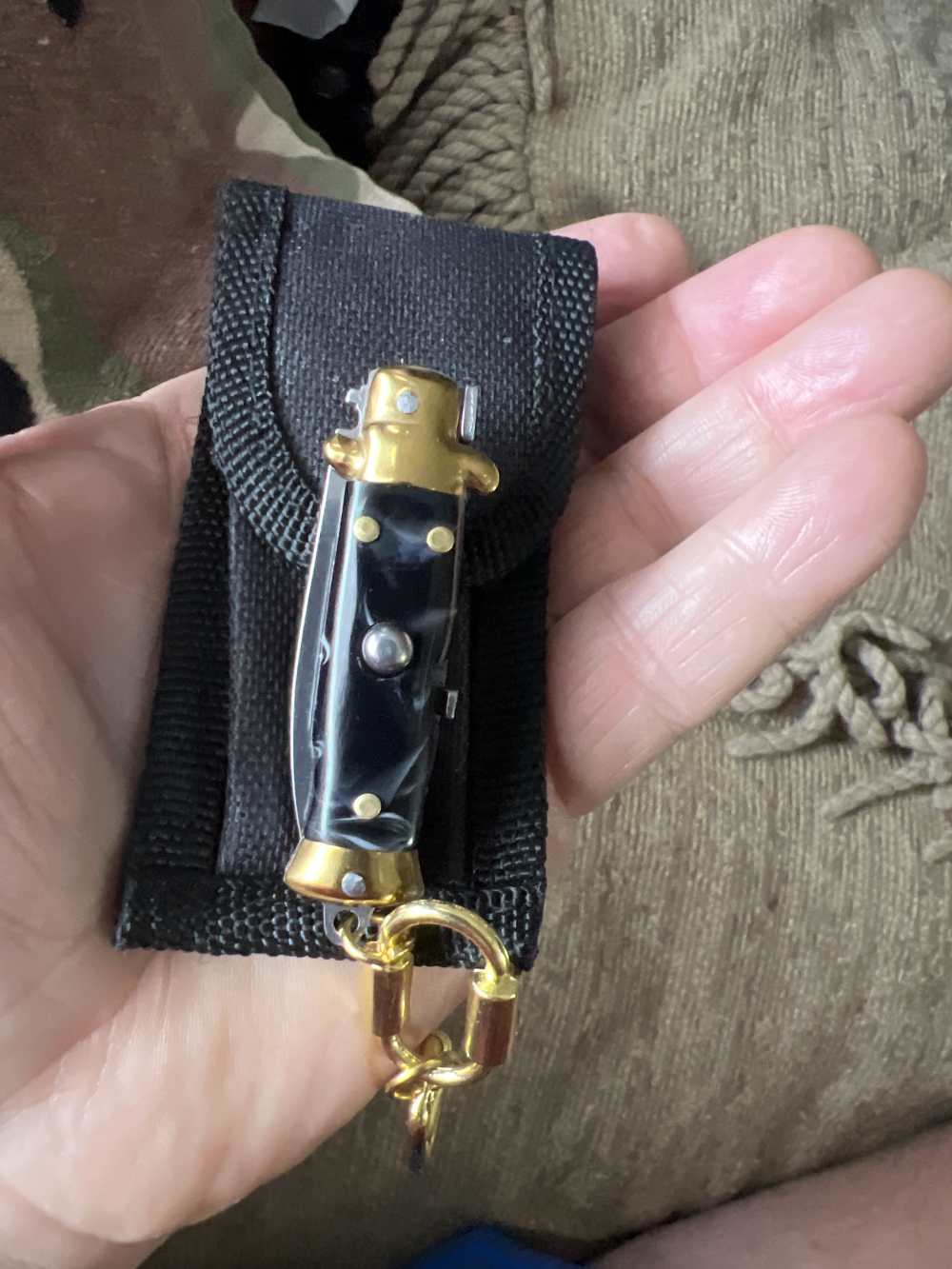 Switchblade Keychain W/Lock-img-8
