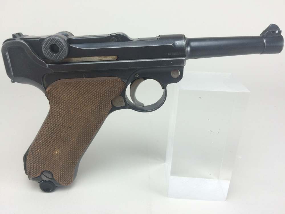1917 WW1 Luger P08 7.65 Parabellum/30 Luger 4" Barrel 2 Mags-img-1