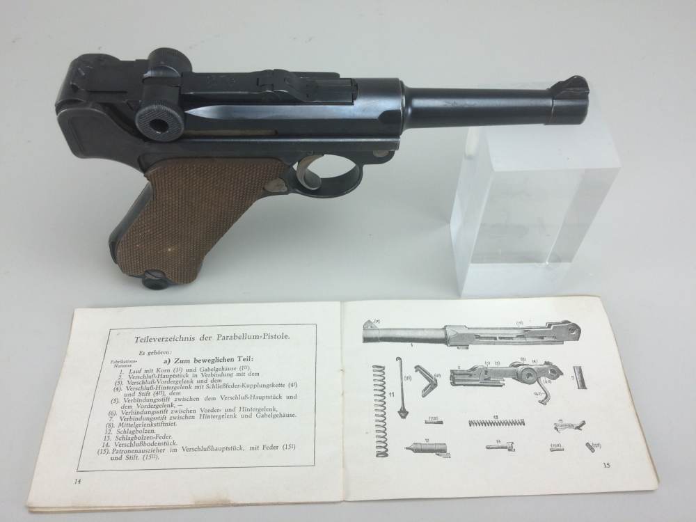 1917 WW1 Luger P08 7.65 Parabellum/30 Luger 4" Barrel 2 Mags-img-4