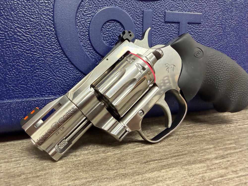 COLT KING COBRA 22LR 2" STAINLESS STEEL KCOBRA22-SP2RFO BRAND NEW-img-1