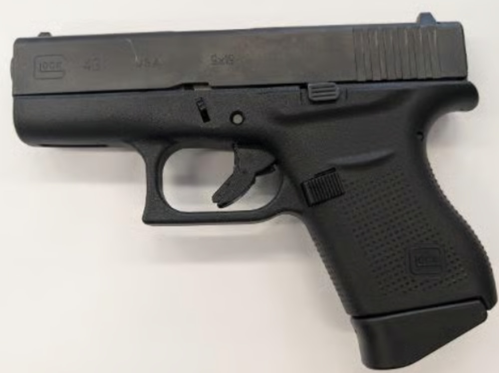 GLOCK, 43, Striker Fired, Semi-automatic, Polymer Frame Pistol, Sub-Com. 9m-img-1
