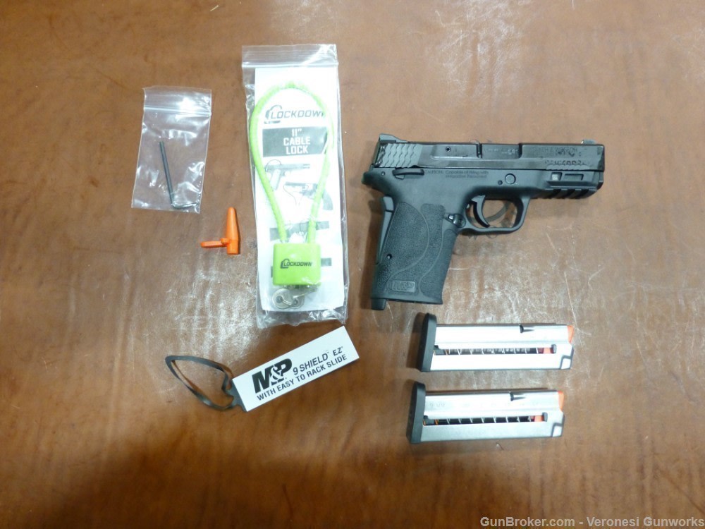 NIB S&W M&P9 Shield EZ TS Thumb Safety 9mm 12436 EZ Racking Slide Fast Ship-img-1