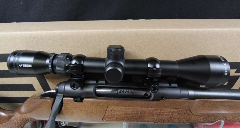 NIB SAVAGE AXIS 2 XP COMBO WOOD BOLT RIFLE, 22-250 REM, 22" BRL, 32258-img-1