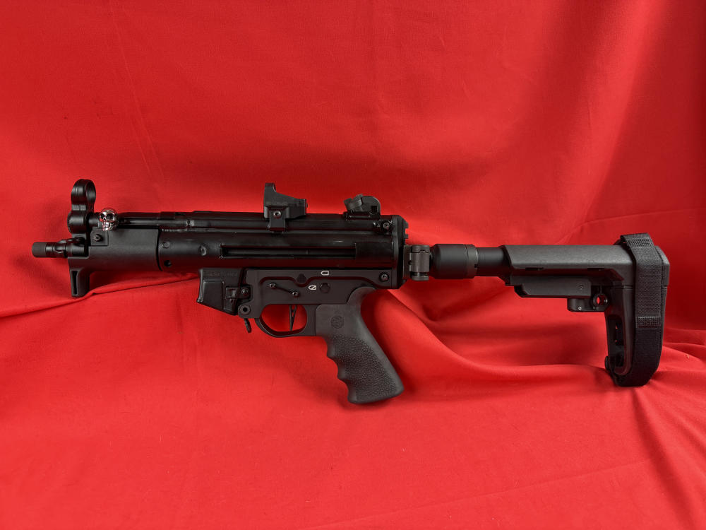 Custom Century AP5-P 9mm - SKULL Charging Handle - RED DOT!-img-3