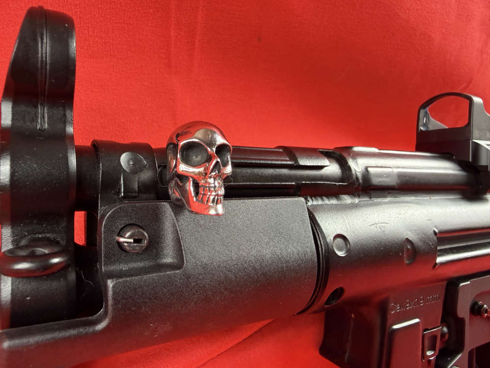 Custom Century AP5-P 9mm - SKULL Charging Handle - RED DOT!-img-5