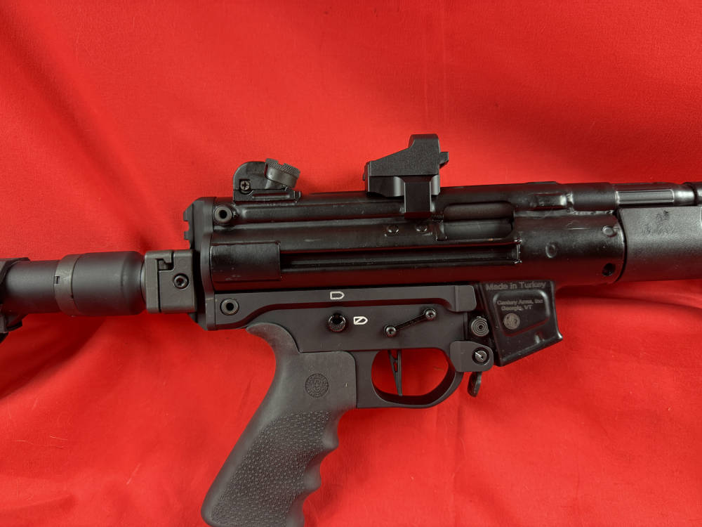 Custom Century AP5-P 9mm - SKULL Charging Handle - RED DOT!-img-7