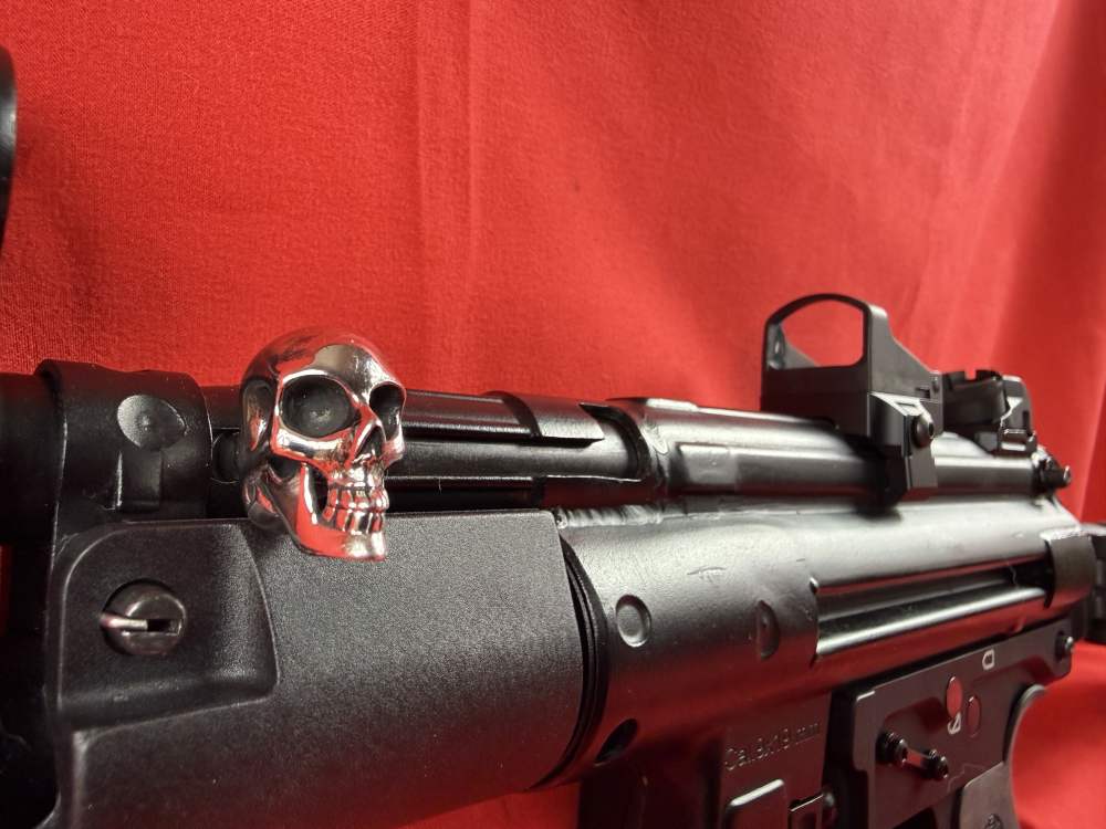 Custom Century AP5-P 9mm - SKULL Charging Handle - RED DOT!-img-0
