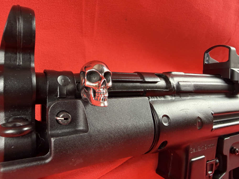 Custom Century AP5-P 9mm - SKULL Charging Handle - RED DOT!-img-13